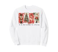 Panneaux de Noël Vintage Les Plus Merveilleux de l'année Sweatshirt