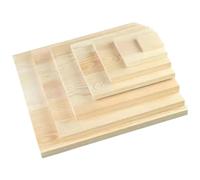 Panneaux de pin for maquettes de Maisons et d'avions, épaisseur 3 mm/5 mm/8 mm - Planches Multi-Tailles(2pcs 250mm x 50mm x 3mm)
