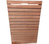 Panneaux De Planche De Douche Rectangulaires Carrés, Tapis De Bain en Bois Imperméable à L’Eau Grande Plate-Forme De Pied De Sol en Carreaux Antidéra, 20inx28in/50.8x71.1cm