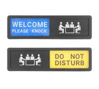 Panneaux de Porte de Bureau Coulissants Ne Pas Déranger 2 Pièces