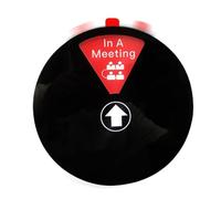 Panneaux de porte pour bureau - 6 options de panneaux de porte de bureau disponibles et à l'extérieur - Plaque décorative portable rotative amusante pour réunion avant, toilettes, porche, salle de