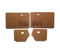 Panneaux de portes TMI cuir moyen pour Volkswagen Cox 1303 Cabriolet 73 ->79 - 4 pièces