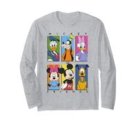 Panneaux de portrait de groupe Disney avec Mickey et ses amis Manche Longue