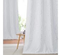 Panneaux de rideau d'observation de la chambre nucetown rideaux de mode de luxe pour chambre / p pini re (1 paire 52 pouces W x 95 pouces blancs