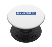 Panneaux de Rue de Los Angeles, Los Angeles, Boulevard San Vicente PopSockets PopGrip Adhésif