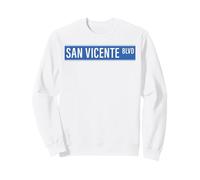 Panneaux de Rue de Los Angeles, Los Angeles, Boulevard San Vicente Sweatshirt