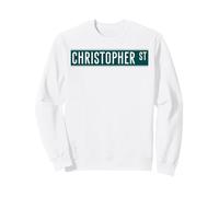 Panneaux de Rue NYC Christopher St pour Homme et Femme Sweatshirt