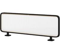 Panneaux de séparation élégants en fer pour la maison, le bureau, les restaurants. Écran debout semi-confidentiel, noir, 30 x 50 cm. Améliorez l'espace et le style