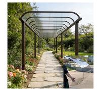 Panneaux de Serre en Polycarbonate, Couverture de Toit pour Maison Jardin pour Terrasses, Toitures, Remplacement Panneaux Toiture(0.6x10m/1.97x32.8ft)