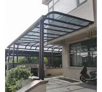 Panneaux de serre en polycarbonate de 2 mm d'épaisseur - Facile à couper idéal pour les patios et les séparateurs - Transparent 80 x 800 cm et résistant aux intempéries