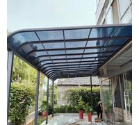 Panneaux de serre en polycarbonate de 2 mm - Facile à couper idéal pour les terrasses et les séparateurs (bleu, 120 x 500 cm) - Feuilles résistantes aux intempéries pour une utilisation en extérieur