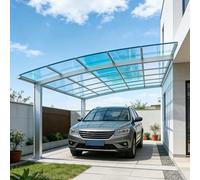 Panneaux de serre en polycarbonate, feuilles de toit en plastique transparent pour jardin et serre, excellente transmission de la lumière, protection durable contre les intempéries