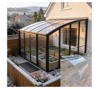 Panneaux de Serre en Polycarbonate, Panneau de Toit Transparent pour Bricolage, Serres, Jardin, Gazebo, Terrasse, Serre, Faciles Découper(1x4m/3.28x13.12ft)