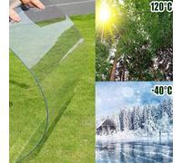 Panneaux de Serre en Polycarbonate Panneaux D'éclairage Naturel Résistants Aux UV Offre Une Protection Robuste pour Divers Espaces(1.5x10m/4.92x32.8ft)