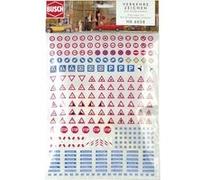 Busch Panneaux de signalisation, noms de rues et numéros de maisons N 8128