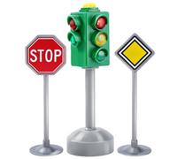 Panneaux De Signalisation Pour - Ensemble De Jeu Interactif De Panneaux De Signalisation | Feux De Circulation Jouets Éducatifs, Passages Piétons Et Feux De Circulation, Éducation Routière De