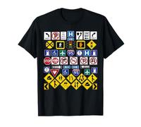Panneaux de signalisation routière, panneaux d'avertissement T-Shirt