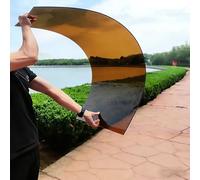 Panneaux de toit en polycarbonate résistant aux UV de 1 mm - Plaques imperméables anti-grêle pour serres, terrasses, abris de jardin et structures extérieures (marron, 1,6 x 8 m)