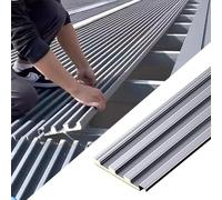 Panneaux de toit isolés en aluminium pour véranda, pergola et auvent, 0,9 à 3 m, design central pour un contrôle efficace de la température et une durabilité