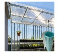 Panneaux de toit transparents en fibre de verre pour la lumière naturelle et l'isolation thermique dans les serres, abris de jardin et structures extérieures