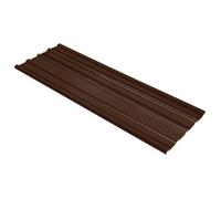 Panneaux de toiture 12 pcs Acier galvanisé Marron