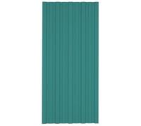 Panneaux de toiture 36 pcs Acier galvanisé Vert 100x45 cm,Matériaux de Construction,Toitures-317212