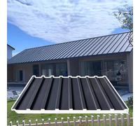 Panneaux de toiture en aluminium - Toitures isolantes for projets de construction, remplacement de stores(150cm 5pcs)