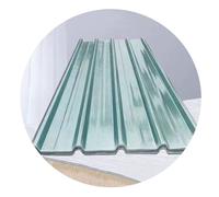 Panneaux De Toiture En Fibre De Verre Transparente, Plaques Ondulées FRP Pour Serre, Auvent Extérieur, Garage, Anti-UV(8pcs,120cm/3.9ft)