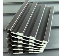 Panneaux de toiture en métal avec rembourrage en polycarbonate, résistant aux intempéries pour protection solaire et remplacement du toit