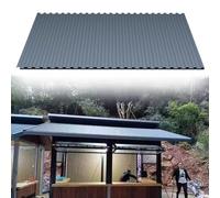 Panneaux de toiture en métal isolés personnalisables avec remplissage en polycarbonate pour la protection des bâtiments par tous les temps