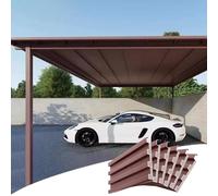 Panneaux de toiture en métal pour abri de voiture, auvent résistant aux intempéries, toit de rechange pour tonnelle, jardin, abri de jardin