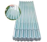 Panneaux De Toiture En Plastique Transparent,3/5/9 Pièces Plaque Ondulée,Panneaux D'éclairage Naturel Résistante Aux UV,Silencieux,Autonettoyant Et Résistant Aux Chocs,9Pcs-0.9x1.4m/35x55in