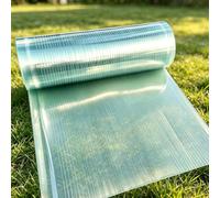 Panneaux de Toiture en Polycarbonate 120 x 1000 cm Résistants Aux UV Plaques de Serre Facile à Couper pour Serre Pergola Carport Terrasse et Protection Extérieure, 1.8mm