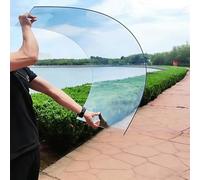 Panneaux de toiture en polycarbonate de 1 mm - Plaques en polycarbonate étanches, résistantes aux UV et anti-grêle, pour serres, pergolas, patios, toits d'abris(Transparent,3.3 x 9.8ft)