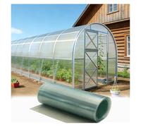 Panneaux de Toiture en Polycarbonate pour Serres Imperméables Découpables Plaques Serres Toiture et Bardage pour Extérieurs Jardin Abris Voitures(0.6x5m/1.97x16.4ft)