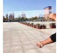 Panneaux de toiture en Polycarbonate Transparent, Feuilles de Plastique Acrylique Anti-UV pour Serre, abri de Jardin, Garage, Couverture de toiture avec Conception Facile à découper, remplac