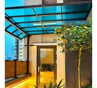 Panneaux de toiture en polycarbonate transparent, Polycarbonate Panel Roofing Sheets Multicolor Multiple Sizes(Blue,60x701cm)