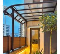 Panneaux de toiture en polycarbonate transparent, Polycarbonate Panel Roofing Sheets Multicolor Multiple Sizes(Transparent,155x201cm)