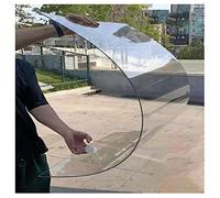 Panneaux de toiture en polycarbonate transparent pour pergolas - Feuilles de couverture d'auvent en acrylique imperméable - Panneaux d'endurance durables et flexibles pour serres - Facile à couper et