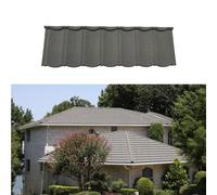 Panneaux de toiture métalliques, panneaux de plafond isolés en acier robuste, tuiles de toiture durables pour toits de maisons, garages, abris de jardin, niches et villas(Gray,30pcs)