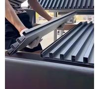 Panneaux de toiture ondulés, revêtement en aluminium amélioré pour une étanchéité supérieure, parfaits pour les abris d'auto, les écuries et les abris pour animaux de compagnie