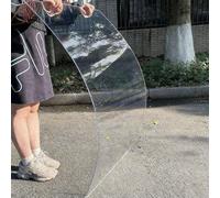 Panneaux De Toiture Plaques en Polycarbonate, Panneau De Remplacement en Plastique Transparent, Panneaux en Polycarbonate De1/2/3 Mm, Facile À Couper(1mm*1m*1m)