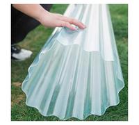 Panneaux de Toiture Plaques Ondulées Résistant aux Intempéries Revêtement de Toit Ondulé Balcons Bâtiments Industriels(8pieces,0.9x1.2m/2.95x3.94ft)