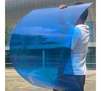 panneaux de toiture, Toiture en polycarbonate transparent incassable de 1,2 mm d'épaisseur, résistante aux intempéries, for abris voiture et serres(0.8m x 12m(2.6ft x 39.4ft))