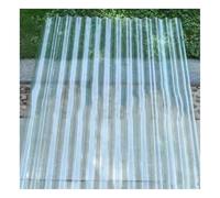 Panneaux de toiture translucides en fibre de verre for puits de lumière, bardage et éclairage naturel for serres, panneaux de toiture for abris de jardin(100cm-8 pieces,0.1cm)