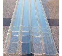 Panneaux de Toiture Transparente,Plaque Ondulées,1/3/5/8/11 Pièces, Feuille de Toit en FRP de 2,4mm,Tôle de Toit Isolant/Imperméable,pour Remplacement de Serre Extérieur (5 Pcs,0.9x1.1m/35x43in)