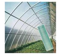 Panneaux de Toiture Transparente, Plaques pour Toiture en Polycarbonate Résistants aux Intempéries pour Agriculture, Abris de Jardin, Jardins, Serres(0.5x10m)