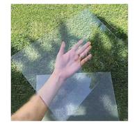 Panneaux D'éclairage Naturel Résistants Aux UV Plaque Murale Transparente Plaque de Toiture pour Serres, Jardins, Balcons et Vérandas(1.5x9m/4.92x29.52ft)