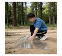 Panneaux D'éclairage Naturel Résistants UV Panneaux Serre Polycarbonate Étanche Convient au Remplacement Lucarnes Extérieures Serres Structures Jardin(1x1m/3.28x3.28ft)