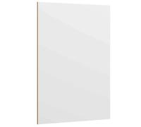 Panneaux décoratifs en bois d'ingénierie - vidaXL - Blanc - 15x21x0,27 cm - Lot de 50 - Facile à couper